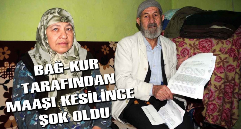 Tokatta yaşayan Burhan Yiğit, 14 yıl önce emekli olarak maaşını almaya başladığı Bağ-Kur tarafından maaşı kesilince  şok oldu. Yetkililerden yardım isteyen yaşlı adam gözyaşlarına boğuluyor. 
