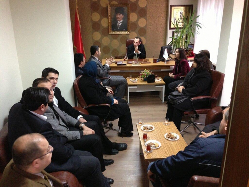 AK Parti İl Başkanı  Eyüp Eroğlu,   Makine Mühendisleri Odası ve Büro Memur-Seni ziyaret etti. 