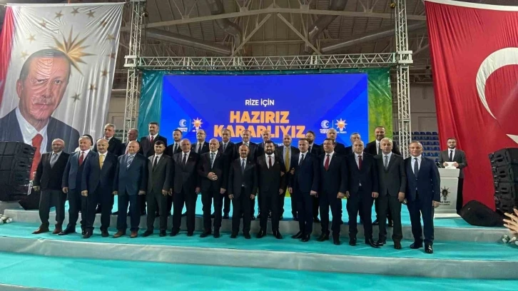 AK Parti Rize ilçe ve belde belediye başkan adayları tanıtıldı
