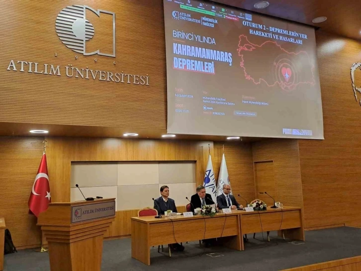 Atılım Üniversitesinde "Birinci Yılında Kahramanmaraş Depremleri" Paneli
