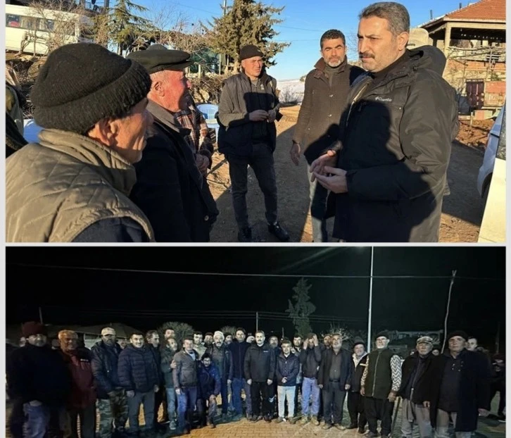 Başkan Eroğlu Gölbaşı'da depremden etkilenen köyleri ziyaret etti