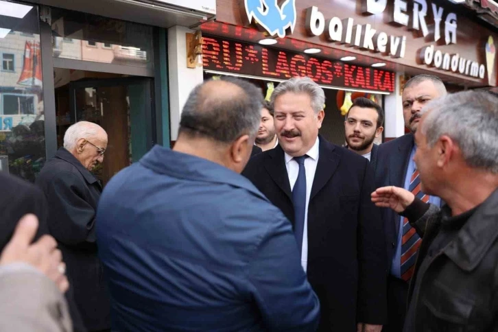 Başkan Palancıoğlu Osman Kavuncu esnafını ziyaret etti
