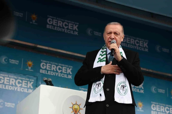 Cumhurbaşkanı Erdoğan: "Türkiye Yüzyılı’nın inşasını da Konya ile gerçekleştireceğiz"
