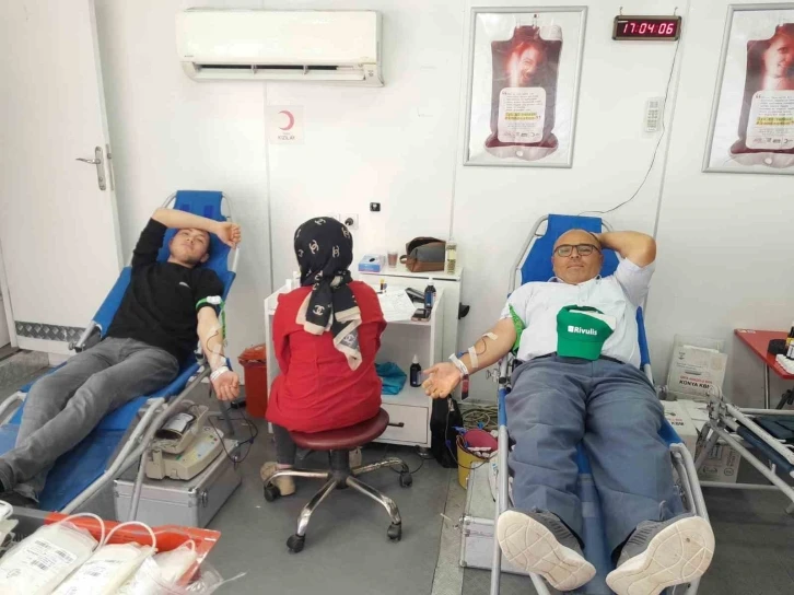 Karapınar’da Kızılay’dan kan bağışı kampanyası
