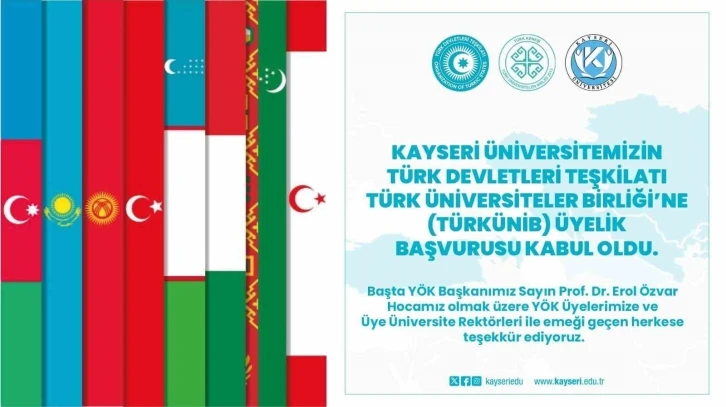 KAYÜ, Türk Devletleri Teşkilatı Türk Üniversiteler Birliği’ne üye oldu
