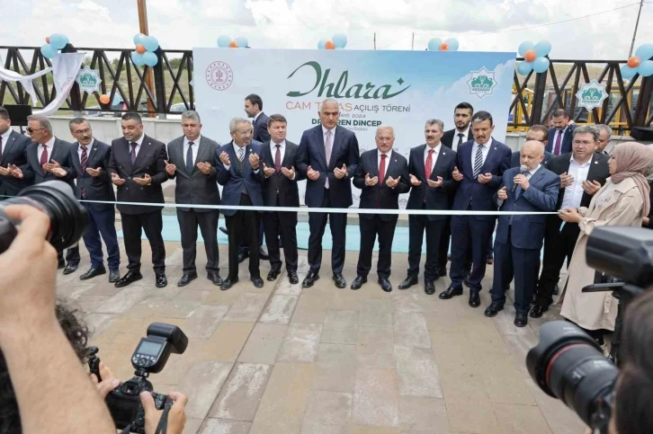 Ihlara Vadisinin Cam Terası, Bakan Ersoy tarafından açıldı
