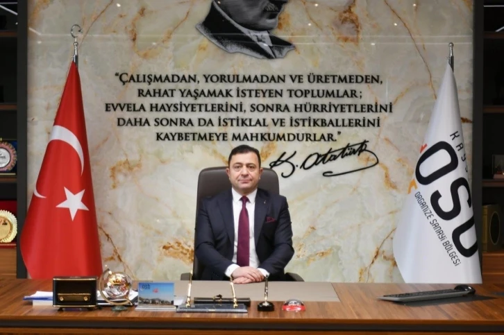 OSB Başkanı Yalçın: "Sanayicilerimiz için projelerimizle çalışıyoruz"
