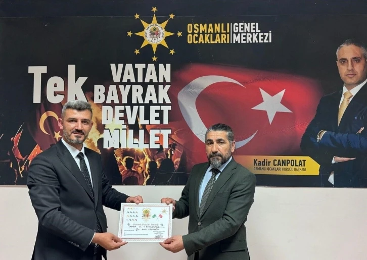 Osmanlı Ocakları Adana İl Başkanlığı’na Azad Seyitoğlu atandı
