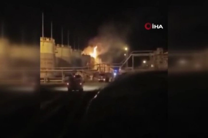 Rusya'da petrol tesisinde yangın