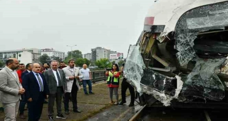 Samsun’daki tramvay kazası