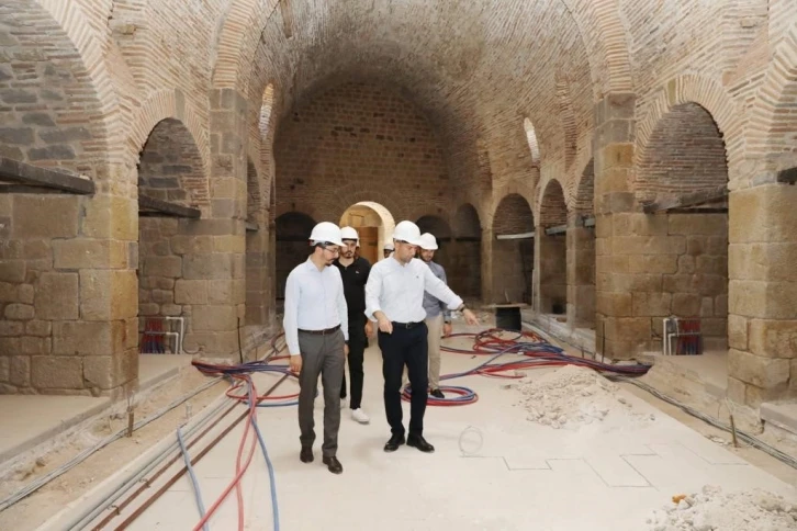 Tarihi Sokullu Mehmet Paşa Bedesteni’nin, Kent Müzesine dönüştürülmesi çalışmaları devam ediyor
