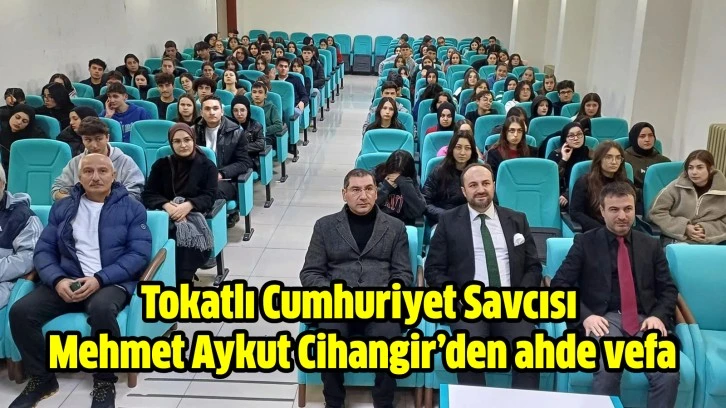 Tokatlı Cumhuriyet Savcısı Mehmet Aykut Cihangir’den ahde vefa