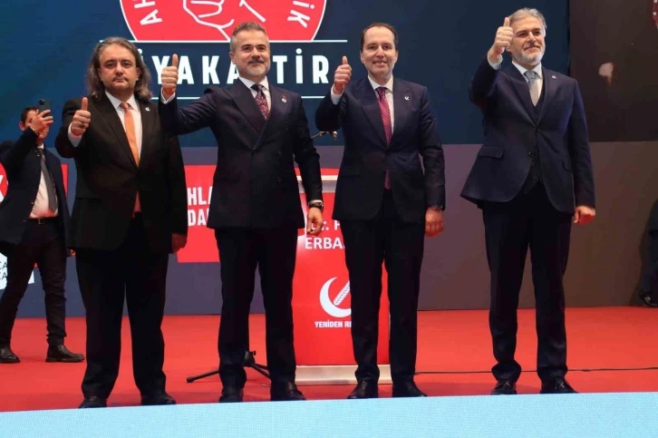 Yeniden Refah Partisi İstanbul Ankara ve İzmir adayları belli oldu
