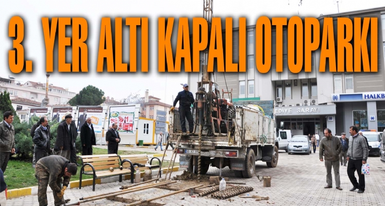 Erbaa Belediyesi Cumhuriyet Meydanının altına yaklaşık 200 araçlık yer altı otoparkı yapma çalışmalarını başlattı.