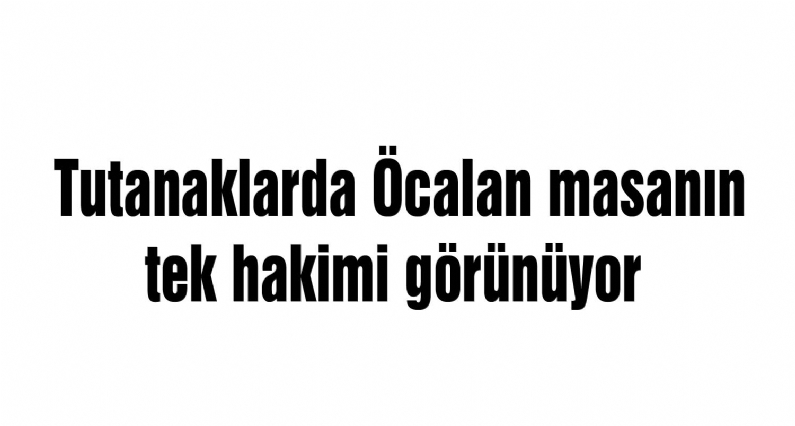 CHP Tokat Milletvekili Orhan Düzgün, İmralı görüşmesi tutanaklarının hükümetin bilgisi dahilinde basına sızdırıldığına inandığını belirterek, ``Tutanaklarda Öcalan masanın tek hakimi görünüyor. dedi.