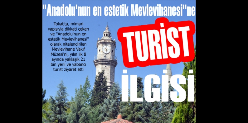 ``Anadolu`nun en estetik Mevlevihanesi``ne turist ilgisi