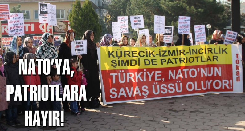 TOKAD ve Eğitim İlke Sen tarafından düzenlenen eylem ile Nato ve patrıotlar protesto edildi. 