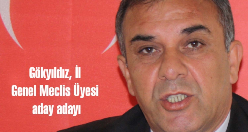 Türk Hava Kurumu Tokat Şube Başkanı Veli Gökyıldız, Milliyetçi Hareket Partisinden İl Genel Meclisi Üyesi aday adaylığını açıkladı. 