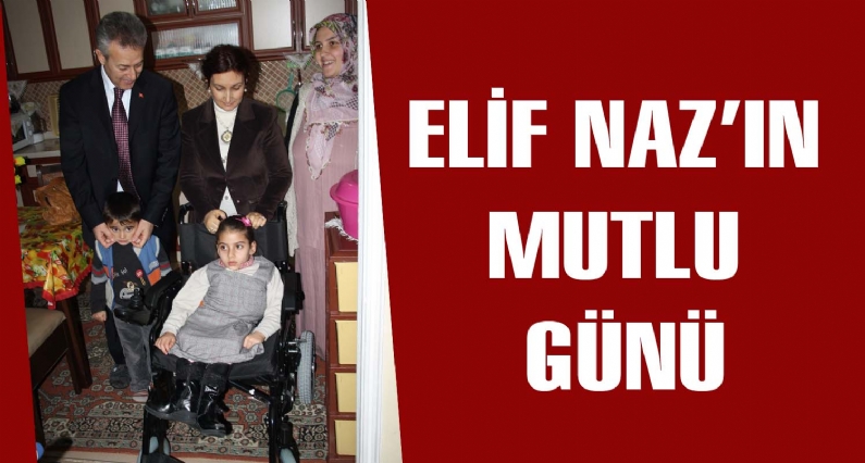 Tokat Valisi Mustafa Taşkesen, Tokatta doğuştan bedensel engelli 7 yaşındaki Elif Nazı akülü tekerlekli sandalyesine kavuşturdu. 
