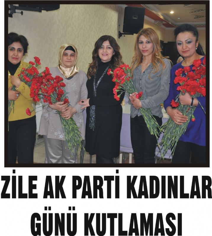 Zile AK Parti Kadın Kolları 8 Mart Dünya Kadınlar günü dolayısıyla 11 katlı belediye düğün salonunda kadınlar gününü kutlama programı gerçekleştirdi.