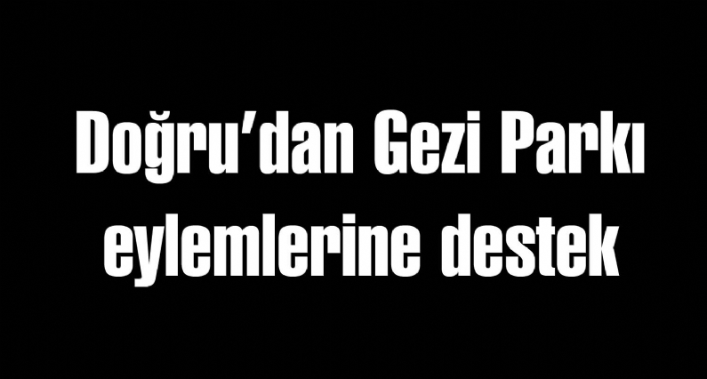 Doğrudan Gezi Parkı eylemlerine destek 