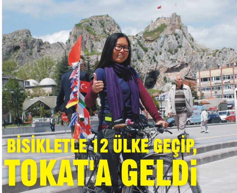 İngiltere`den bisikletle tek başına yola çıkan kadın maceracı 10 ayda Tokat`a geldi. Malezyalı İnşaat Mühendisi 32 yaşındaki Phoebe Tan, bisikletle tek başına çıktığı yolda Finlandiya, Norveç, Danimarka, Almanya, Çekoslovakya