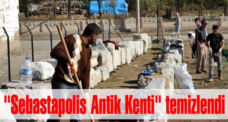 Tokat Valisi Mustafa Taşkesen,   Sebastapolis Antik Kenti`nde 31 Ekim`de başlatılan temizlik çalışmalarının 9 Kasım`da tamamlandığını söyledi. 
