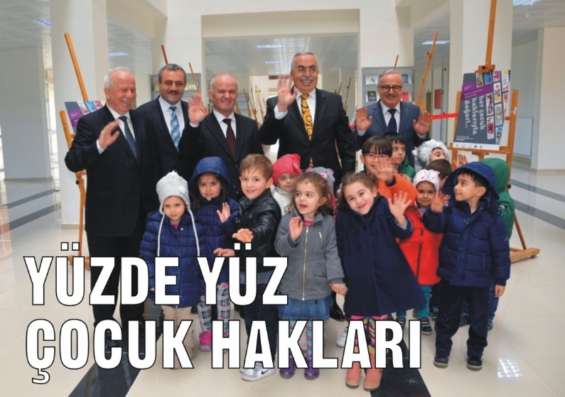 Çocuk Vakfı Başkanı Mustafa Ruhi Şirin tarafından Yüzde Yüz Çocuk Hakları konulu konferans verildi.