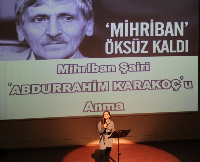 Gaziosmanpaşa Üniversitesi Genç Edebiyatçılar Kulübü tarafından Mihriban Şairi Abdurrahim Karakoçu anma programı düzenlendi.