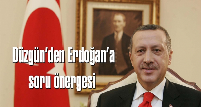 CHP Tokat Milletvekili Orhan Düzgün, Başbakan Recep Tayip Erdoğan tarafından yazılı olarak cevaplandırılması istemiyle Türkiye Büyük Millet Meclisine soru önergesi verdi. 