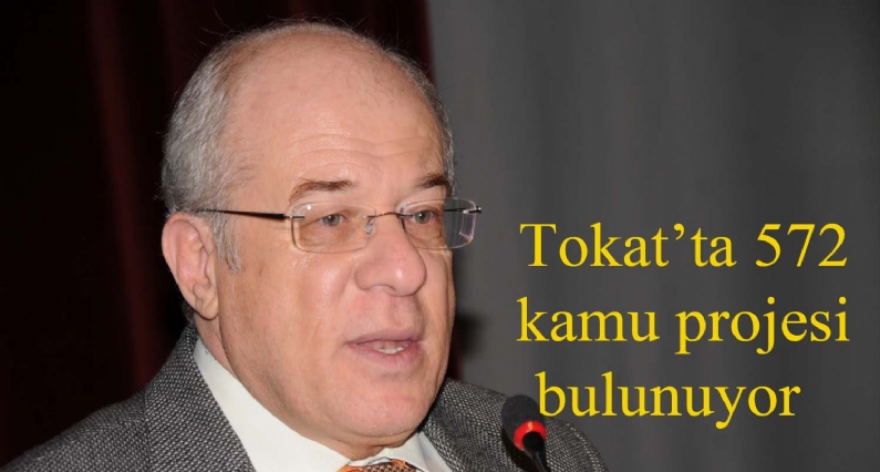 Tokat Vali Yardımcısı Mehmet Suphi Küsbeci, 2013 yılı yatırım programında il genelinde 572 kamu yatırımı projesinin bulunduğunu söyledi. 