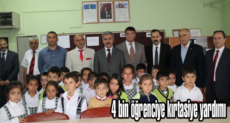 Tokat Belediyesi tarafından  4 bin öğrenciye kırtasiye yardımı yapıldı. 