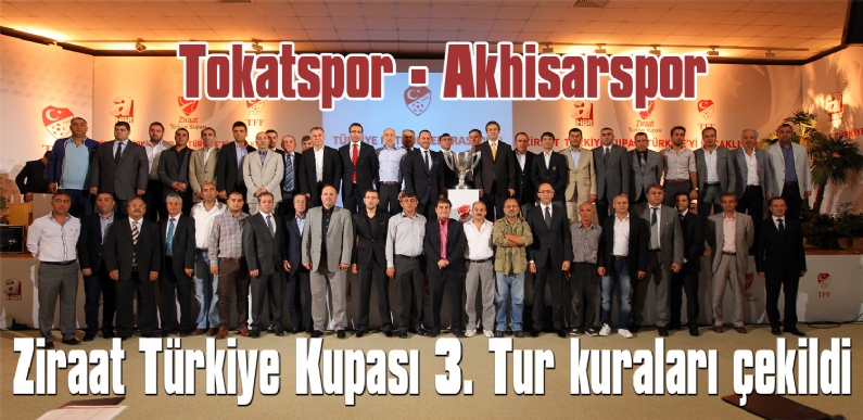 Ziraat Türkiye Kupası 3. Tur kuraları, TFF yöneticileri ve kulüp temsilcilerinin katılımıyla çekildi. Kuraya 2. Tur`dan gelen ve statü gereğince 27`si seri başı olmak üzere 54 takım katıldı.
Olimpiyatevi`nde gerçekleştirilen