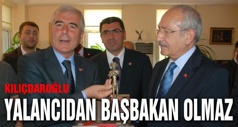 CHP Genel Başkanı Kemal Kılıçdaroğlu, Yalancıdan devlet adamı olmaz. Yalancıdan başbakan olmaz. Yalancıdan bir partinin genel başkanı olmaz. Halkına yalan söyleyen yarın halkını satarsa sakın bunu da unutmayın, şaşırmayın. O