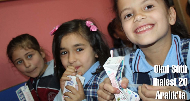 Okul Sütü Programı`nın ihalesi 20 Aralık`ta gerçekleştirilecek.