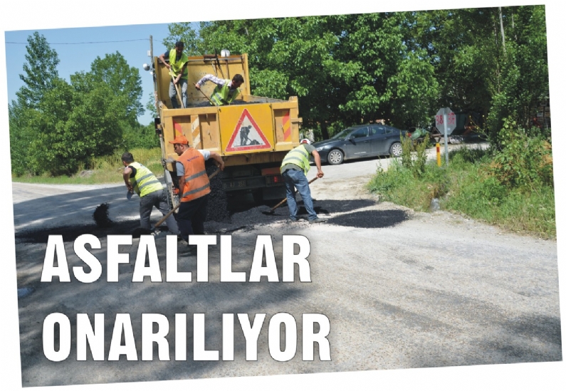 Tokat İl Özel İdaresi, asfalt onarım çalışmalarına başladı.