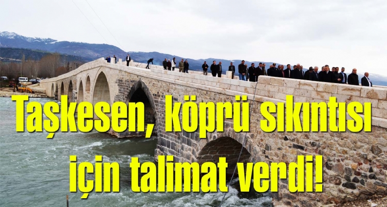 Tokat Valisi Mustafa Taşkesen, Niksarda  vatandaşların yaşadığı Talazan Köprüsü sıkıntısının en kısa zamanda çözüme kavuşturulması için talimat verdi. 