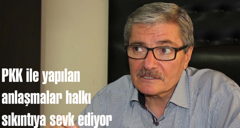 MHP Tokat Milletvekili Reşat Doğru, PKK ile yapılan  anlaşmaların ciddi manada halkı sıkıntıya sevk ettiğini söyledi. 