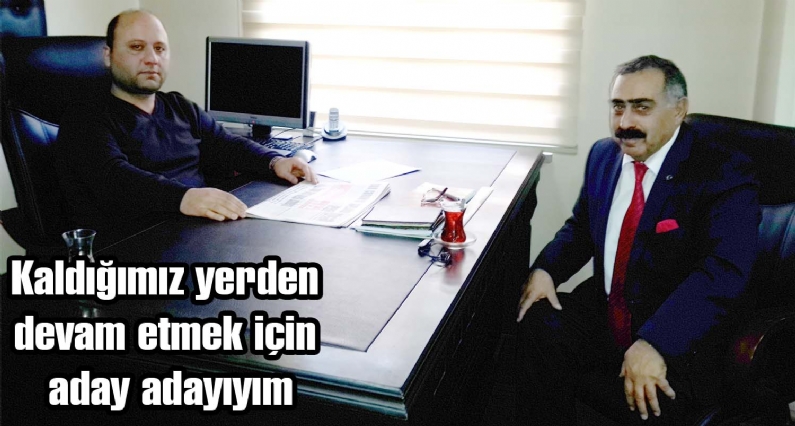 1994-2004 döneminde  Turhal Belediye Başkanlığı yapan Duran Evren, yeniden Ak Partiden aday adayı olduğunu söyledi.