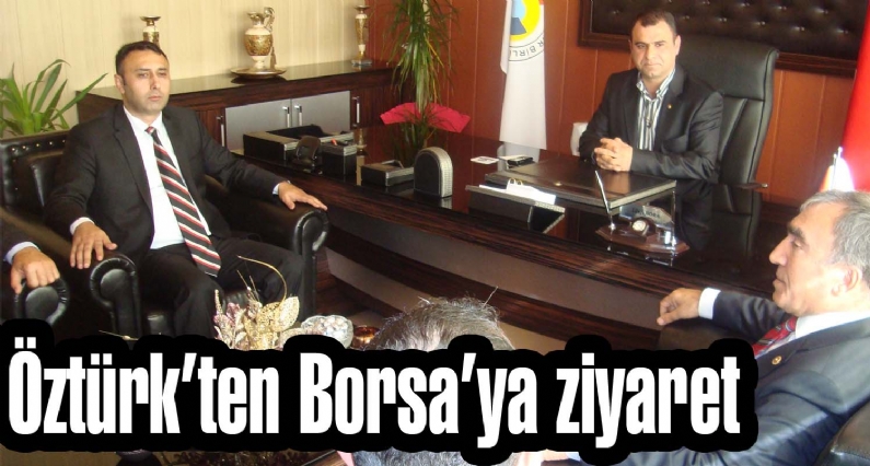 MHP Genel Başkan Yardımcısı Oktay Öztürk,  Tokat Ticaret Borsasını ziyaret etti.  