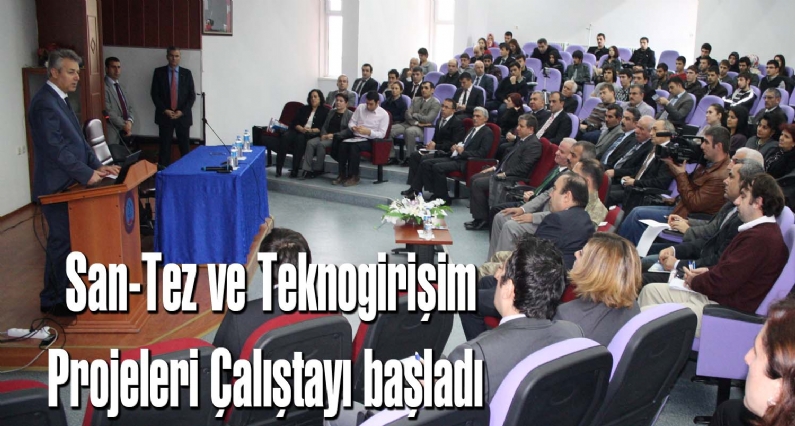 Gaziosmanpaşa Üniversitesi İktisadi ve İdari Bilimler Fakültesi`nde San-Tez ve Teknogirişim Projeleri Çalıştayı düzenlenen törenle başladı. 