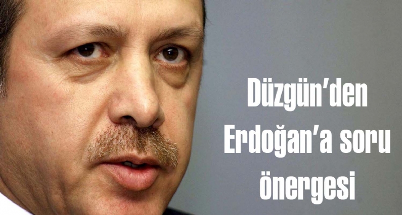 CHP Tokat Milletvekili Orhan Düzgün, Başbakan Recep Tayip Erdoğan tarafından cevaplandırılması istemiyle Türkiye Büyük Millet Meclisine soru önergesi verdi. 