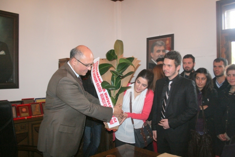 Turhal Kent Konseyi ile Gaziosmanpaşa Üniversitesi Turhal Tanıtım Gezisi düzenlediler.