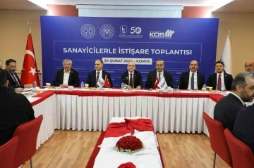 Bakan Şimşek, Konya OSB’de sanayicilerle buluştu
