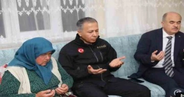 Bakan Yerlikaya'dan Samsun’da selde hayatını kaybeden vatandaşın ailesine taziye ziyareti