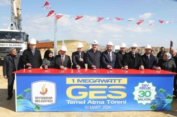 Başkan Altay Seydişehir GES’in temel atma programına katıldı

