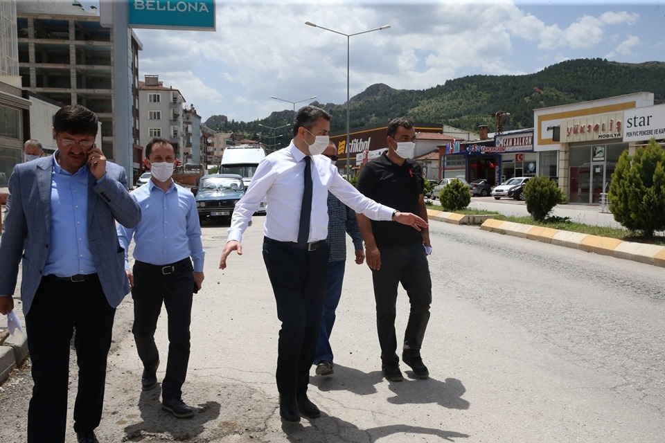 Başkan Eroğlu, Bu Yıl Yapılması Planlanan Asfalt Yerlerini İnceledi