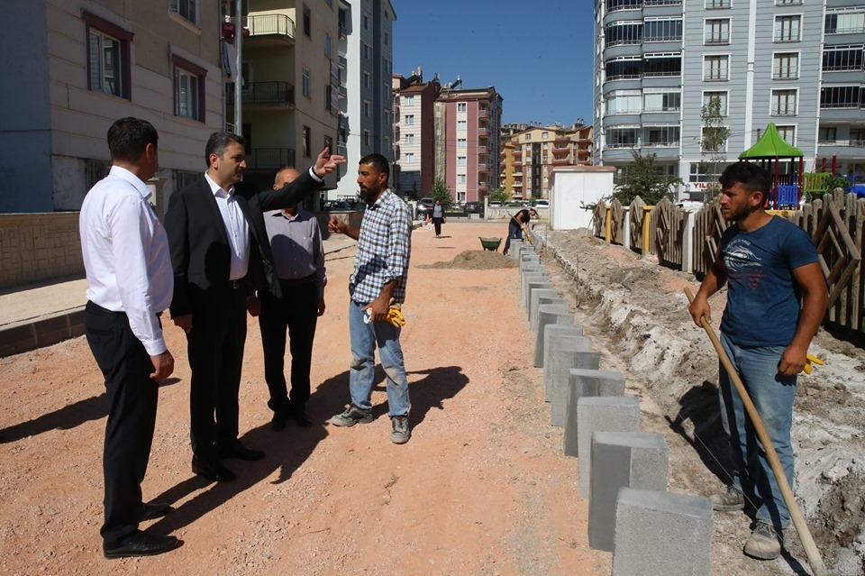 Başkan Eroğlu, çalışmaları yerinde inceledi