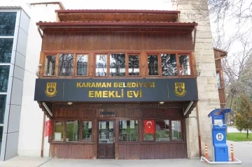 Karaman Belediyesi Emekli Evi açıldı
