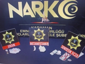 Karaman’da uyuşturucudan 1 kişi tutuklandı
